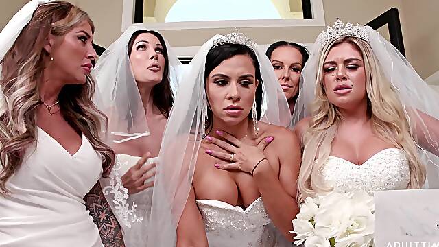 Brides strip and make out in some of the sexiest oral scenes