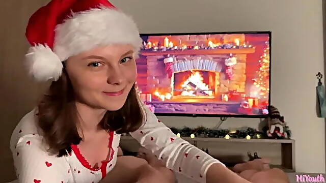 Gentle New Years Blowjob and Sex. Happy New Year Everyone