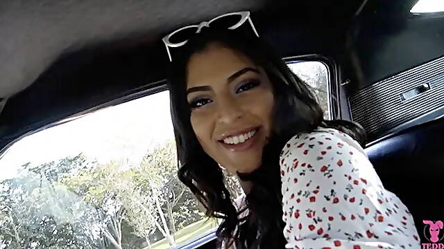 Met Latina Babe from Parking Lot, gets Fucked in My Mustang 67