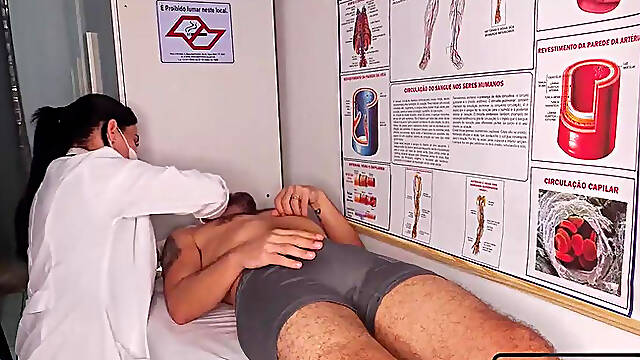 Accidental Dick Slip Nurses Shock as Patients Massive Cock Springs Free