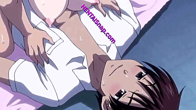 MILF Lover Fucks Hard Creampies Her Partner in a Steamy Hentai Romance Scene