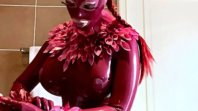 Great Big Boobs On Masturbating Redhead