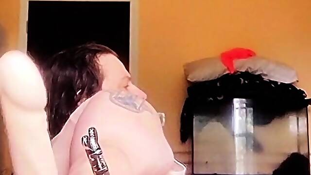 Milky ass solo hoe anally toys