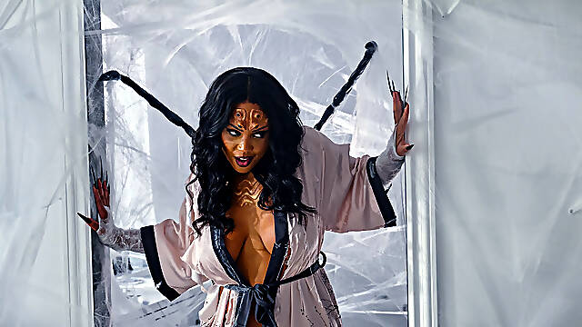 My Wife Turned Into a Thirsty Ebony Spider Monster