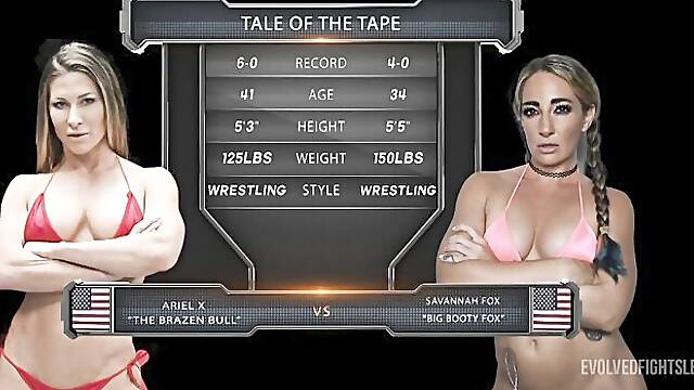 Evolved Fights Lez - sex fight action