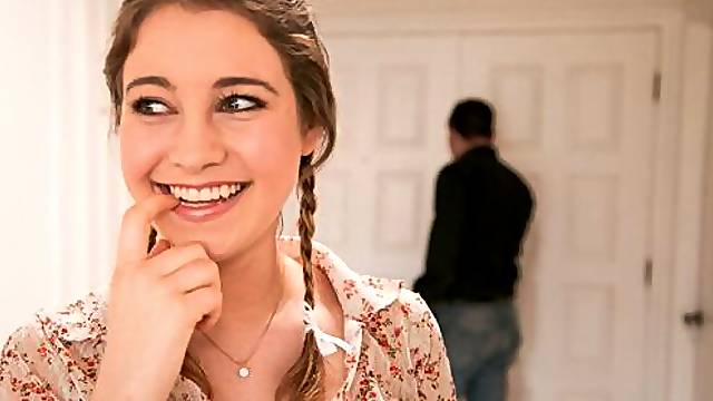 Pale skinned Kinsley Eden gets boned sideways right here