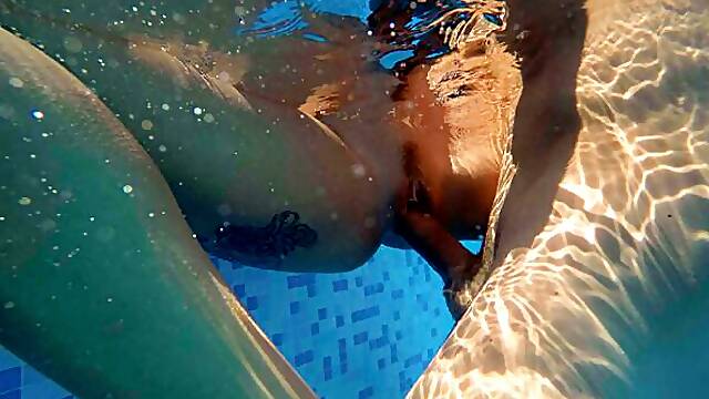 Glamorous slender blonde with huge tits Chloe Lacourt fucked outdoors