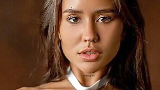 Aesthetic solo session with an absolutely outstanding brunette CamillaQ