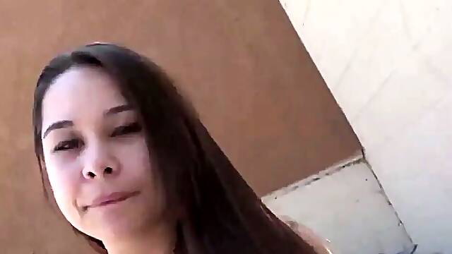 Povlife hot Big Tits dark haired teenager mika sparx Big Cock pov h