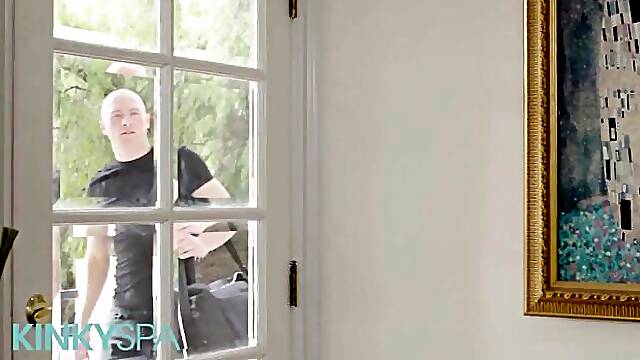 Wild Gina Valentinas sloppy blowjob porn