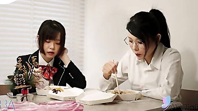 Chinese massage smut with appealing women from AV Jiali