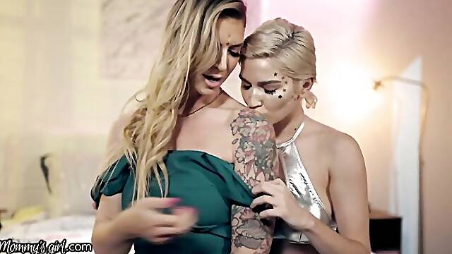 Captivating Brooke Banner and Skye Blue at milf smut