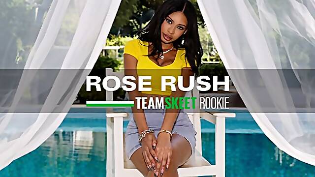 Well-made Jay Romero and Rose Rush at deep throat sex
