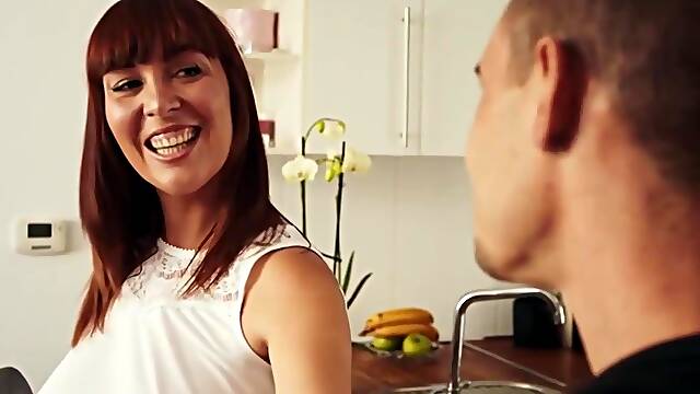 French milf, Angelique had casual sex with Luka and liked how it felt, including a massive creampie