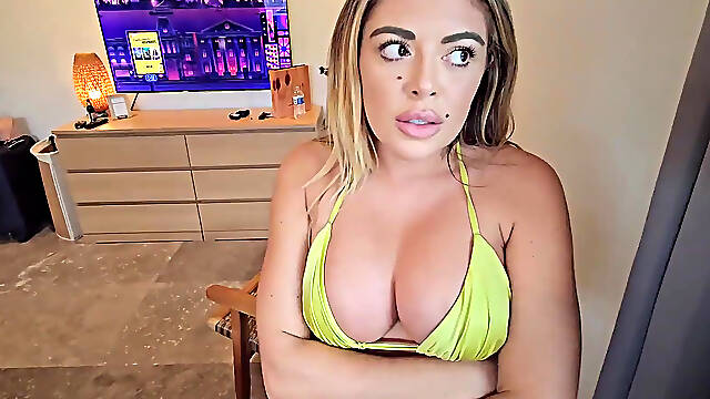 Latina Stepmom Vacation Sex POV Blowjob