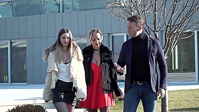 Russian bitch Lara Onyx is fucked by hot blooded Italian stud Rocco Siffredi