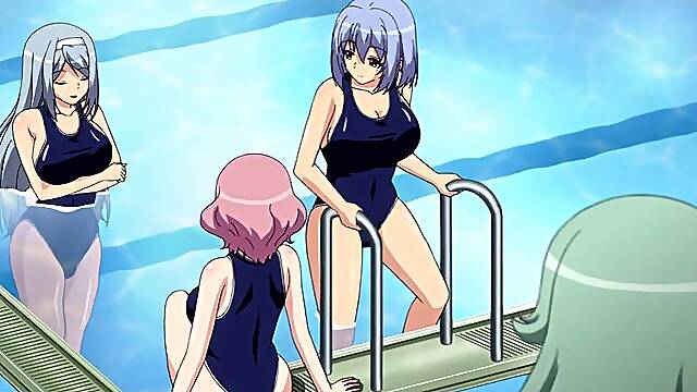 Swimsuit anal party by the pool: Blowjob, Big Tits Big Ass Porn