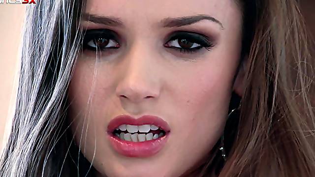 Brunette knockout Tori Black has a nice ass and she loves masturbating