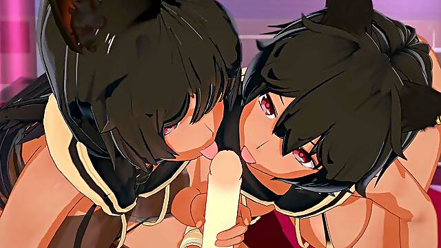 Hentai with two Egyptian sluts