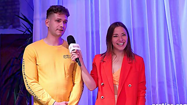 Ersties - Girls Enjoy Each Other While Interviewing Men