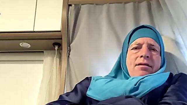 Fatima in her camper