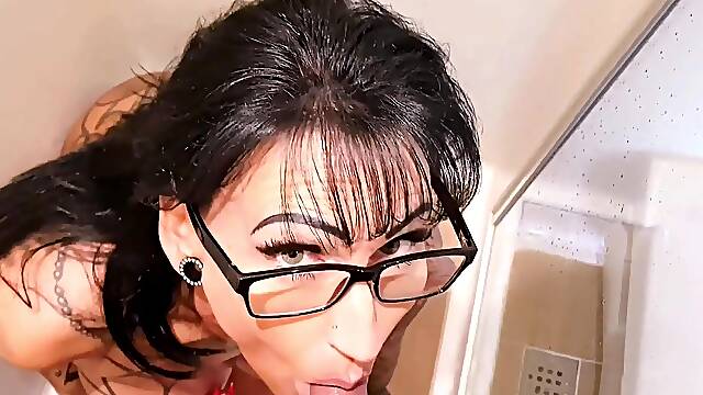 Hot German MILF with big tits gets pissed on and then fucked