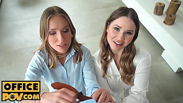 Horny Trio Pussy Fucking With Lesbian Couple Amalia Davis And Angelika