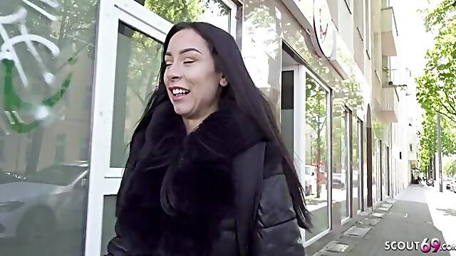 Perfect German Latina Teen 18+ Caramella Del X Pickup For Casting Fuck