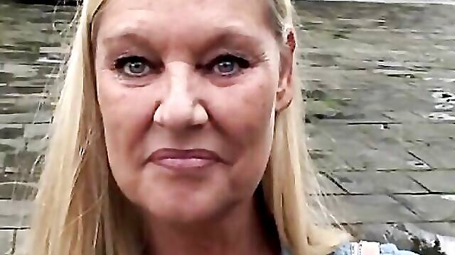 Real porn with Tia, the HOT blonde MILF