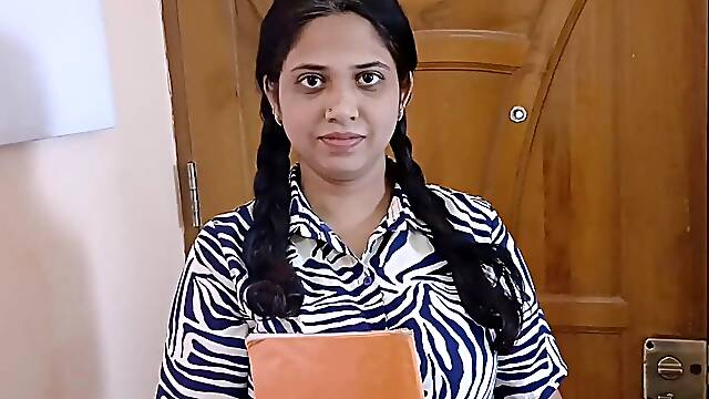 Busty girl with a great figure is fucked by an Indian