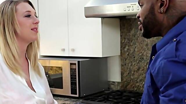 DarkX Curvy Big TIT MILF Craves Morning Black COCK