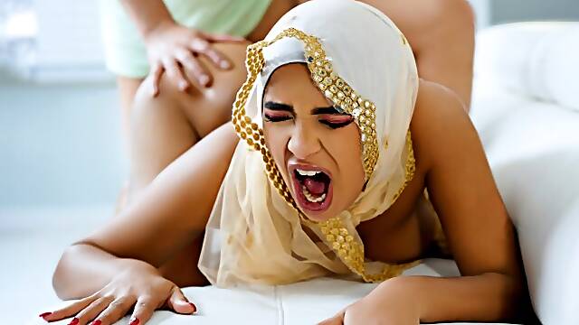 Muslim Cutie With Juicy Tits Babi Star Bends Over And Takes Fat Cock In Her Ass - Hijab Hookup