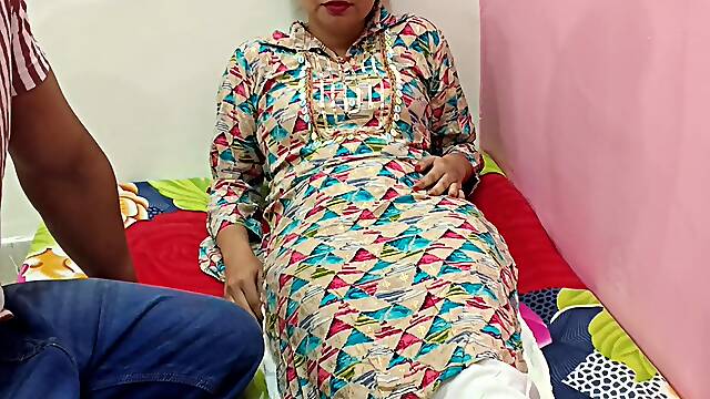 Desi stepbro tried to pregnant the stepsis on their first fuck after marriage in Hindi audio