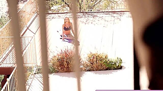 MomsTeachSex - Hot Yoga step Mom Fucks And Teen GF