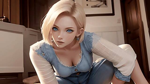 Ai generated android 18 dragon ball xhsqisu