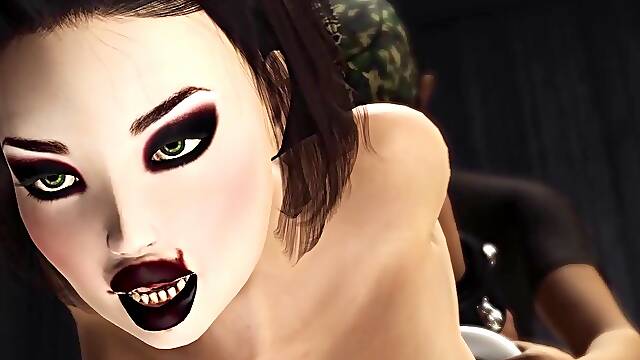 Fucked in every hole. Hot cuffed brunette with big natural jugs gets punded by a big dick