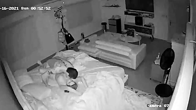 IPCAM – Portuguese couple fucks in their bedroom