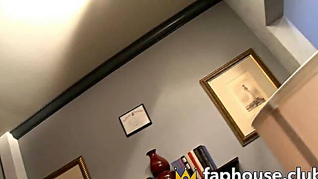 Sexually charged sweetie with astounding XXX activity in the high high-heeled shoes office