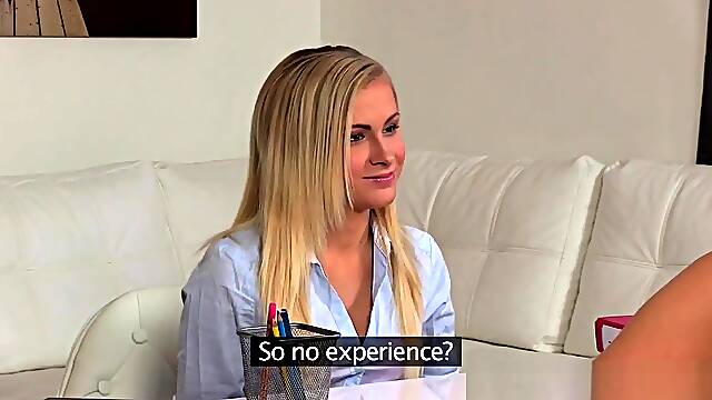 Another successful interview seduction.