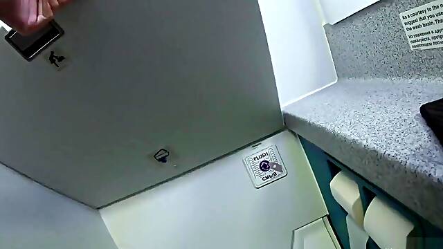 4K Jerking off my pussy in the airplane and cum Sia Siberia