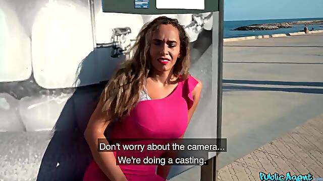 PublicAgent-Briana Banderas-Shes All Tits, Ass And Puss