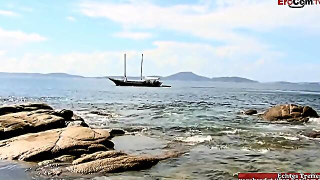 Outdoor Anal Gangbang At The Beach With A Perfect Tits Blond - Lea Lazure