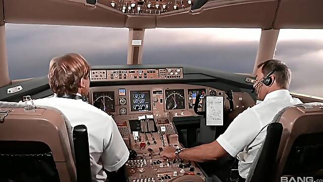 Not Airplane Xxx: Cockpit Cuties, Sce With Kayden Kross