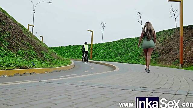 Mexican Milf Accepts To Eat A Black Mans Cock In The Street To Fuck Him Later Out Of Spite