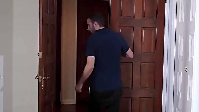 Impressive blonde Step mommy, Cherrie Deville got fucked in the ass, in the middle of the day