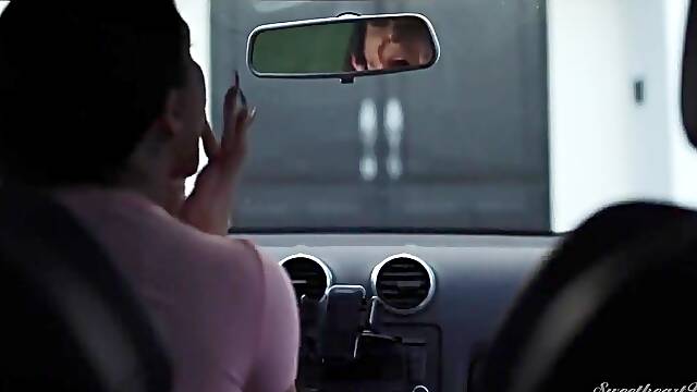 Romi Rain Is Passionately Making Love With Penny Barber, While They Are Alone At Home