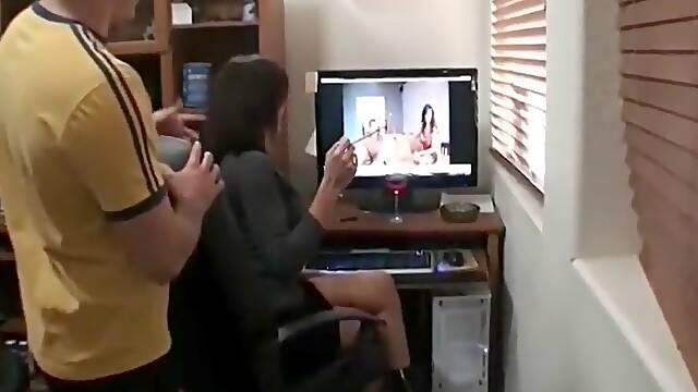 Raquel Amato - Milf Found Milf Porn On Computer - Blake James