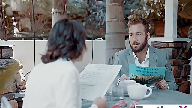 Brunette Beauty Made Love To By Stranger - EroticaX