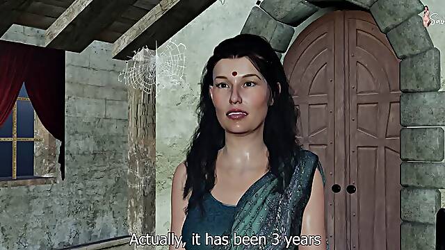 Busty Desi Housewife Savitas Secret Sex for Pregnancy with Fake Babaji