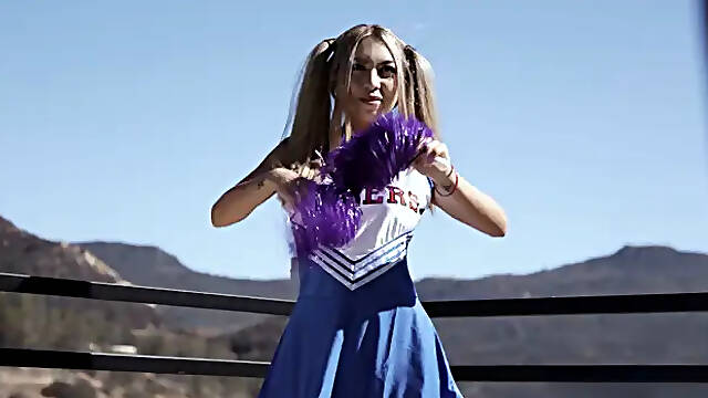 3rd Degree: Blonde Bombshell Bounces on Big Black Rod